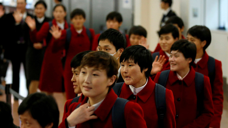 Ostasien-Meisterschaft: Nordkoreanische Fußballerinnen mit Begeisterung in Tokio empfangen