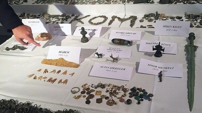 Türkische Polizei beschlagnahmt mehr als 26.000 archäologische Fundstücke