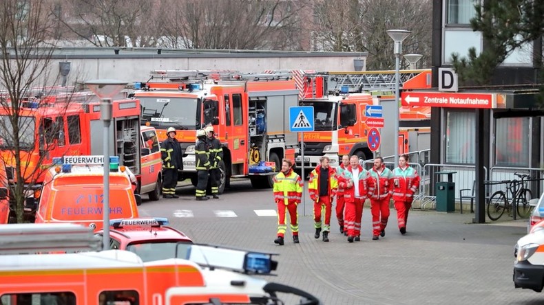 Brand in Hamburger Klinik: Vier Verletzte