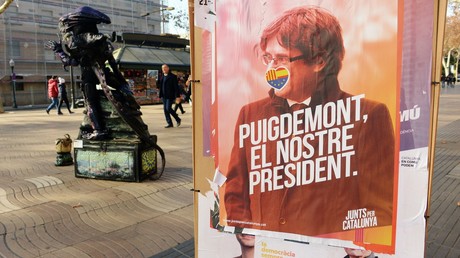 Impressionen von den Wahlen in Katalonien