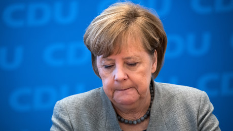 Bundeskanzlerin Angela Merkel bei einer Pressekonferenz im Dezember 2017. Laut einer Umfrage wünscht sich fast jeder Zweite (47 Prozent), dass Merkel ihren Posten vor 2021 räumt.