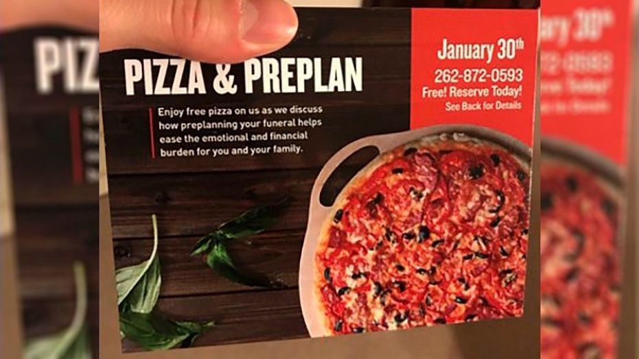 Bei Gratis-Pizza das eigene Begräbnis vorplanen