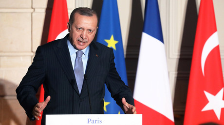Recep Tayyip Erdoğan kritisiert USA scharf wegen Schuldspruch gegen türkischen Banker (Archivbild)