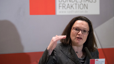 Nahles lässt Mitgliedschaft in der Parlamentarischen Linken ruhen