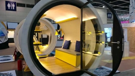 Kein Platz für neue Häuser? Architekt aus Hong Kong will Wohnungen in alten Wasserrohren einrichten