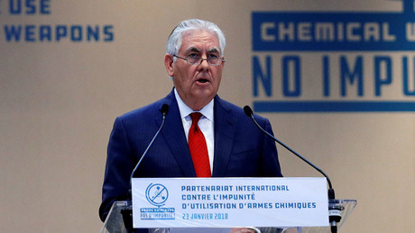 Amerikanischer Außenminister zu Giftgasangriff in Syrien: "Russland ist letztlich schuld"