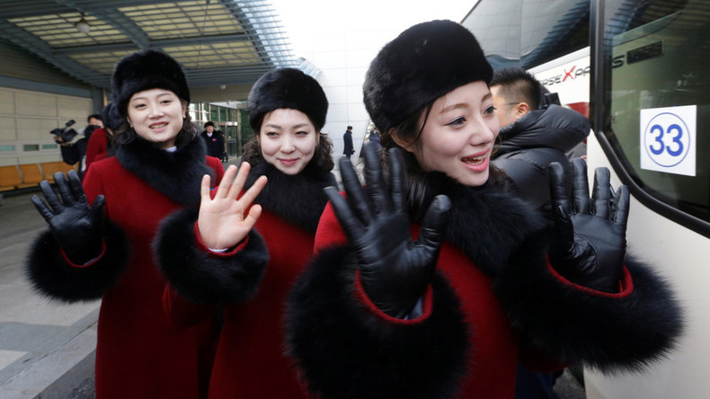 Nach Nukleartest-Feierorchester treffen auch Nordkoreas Cheerleader in Pyeongchang ein