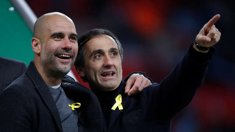 Solidarität mit inhaftierten Katalanen - Wird Pep Guardiola vom britischen Fußballverband gesperrt?