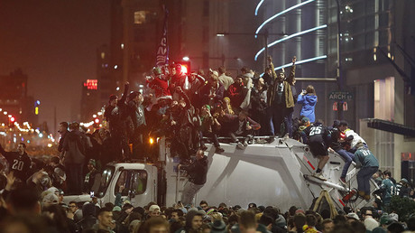 Philadelphia: Verwüstungen auf den Straßen nach historischem Super-Bowl-Sieg