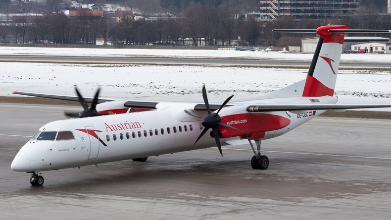 Bei Lufthansa-Tochter Austrian Airlines fallen wegen Tarifkonflikts viele Flüge aus