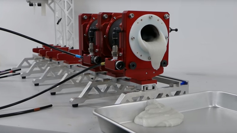 Kotzen ist sicherer als Mixen: Japanische Ingenieure lassen Roboter Raketentreibstoff herauswürgen