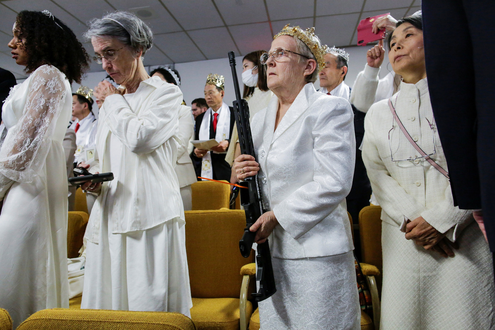 Ein Amen für die Schusswaffe: Amerikanische Gläubige nehmen ihre Waffen in die Kirche mit