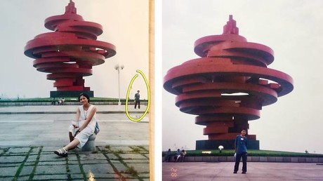 Fast getroffen: Ehemann entdeckt sich selbst auf Foto seiner Frau - elf Jahre vor ihrem Kennenlernen