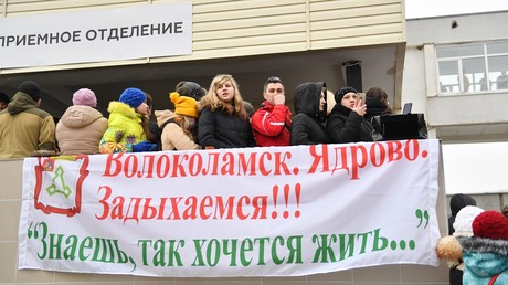 Deponiegas: Spontaner Protest nach Vergiftung mehrerer Kinder im russischen Wolokolamsk