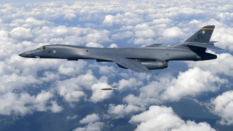 US-Bomber fliegen Manöver mit der südkoreanischen und japanischen Luftwaffe nahe Nordkoreas Grenze