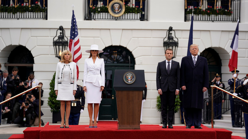 LIVE: Trump und Macron halten Pressekonferenz in Washington D.C.