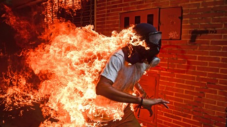 Brennender Mann bei Protesten in Venezuela zum "World Press Photo" des Jahres gekürt