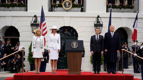 LIVE: Trump und Macron halten Pressekonferenz in Washington D.C.