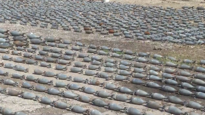 Nach Befreiung Dumas: Waffenarsenal mit Landminen aus NATO-Staaten entdeckt
