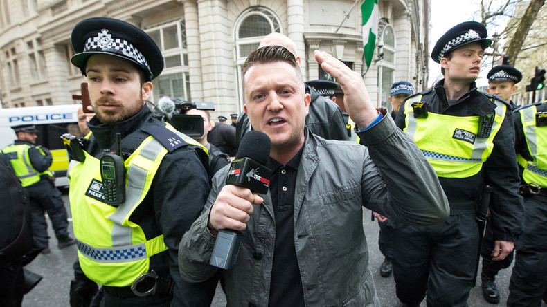 Großbritannien: Proteste gegen Inhaftierung des Journalisten und Aktivisten Tommy Robinson