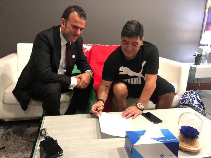 Trainer und Präsident: Maradona übernimmt weißrussischen Fußballclub Dinamo Brest