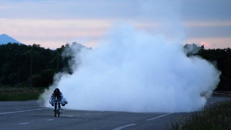 Mit 300 Sachen auf Raketenfahrrad: Französischer Extremfahrer verunglückt tödlich bei Rekordversuch