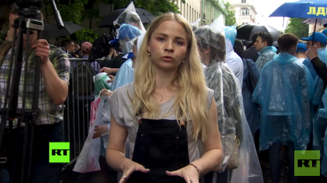 "Landesverrat" - Proteste gegen Festnahme des Leiters von RIA Nowosti Ukraine (Video)