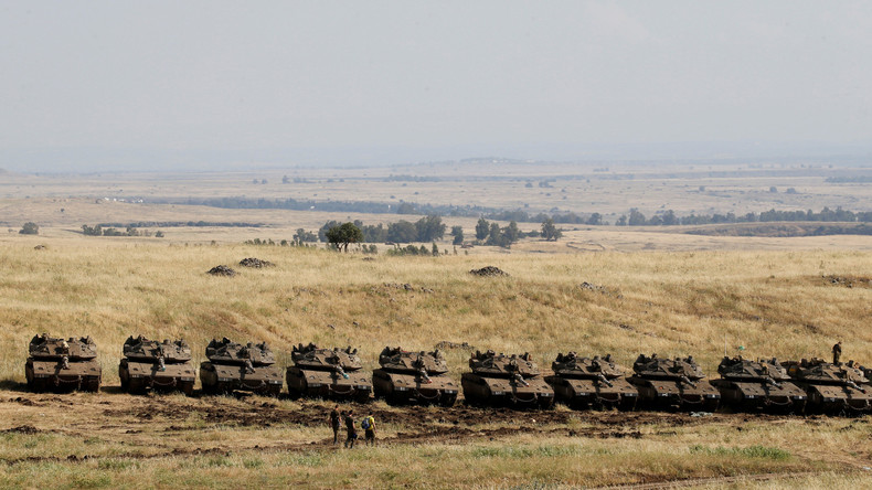 Israels Armee verstÃ¤rkt Panzer- und Artillerie-Gruppierung auf GolanhÃ¶hen