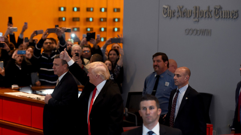 Von Fake News zu Volksfeind - Schlagabtausch nach Treffen von Trump und New-York-Times-Herausgeber