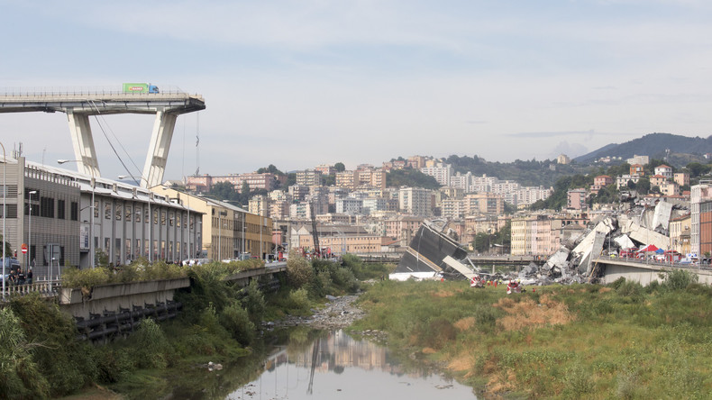 Ursachensuche nach verheerendem Brücken-Einsturz in Genua