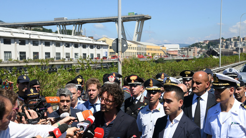 Brückeneinsturz in Genua: Auf die Katastrophe folgen Schuldzuweisungen und Abrechnungen