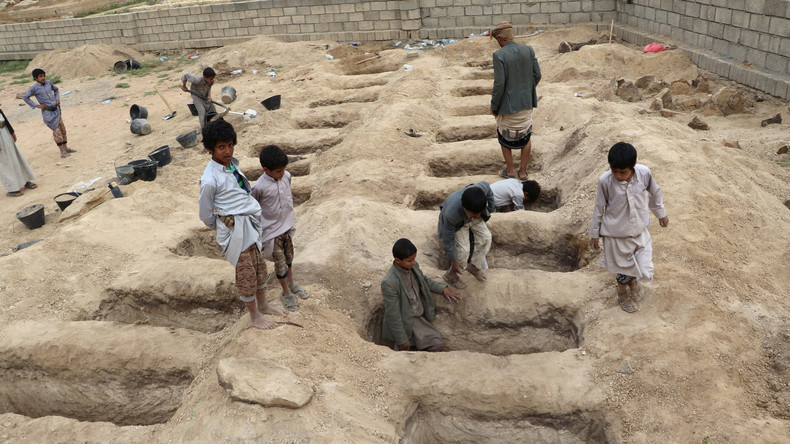 Bestätigt: Bombe die 40 Kinder im Jemen tötete war aus US-amerikanischer Herstellung