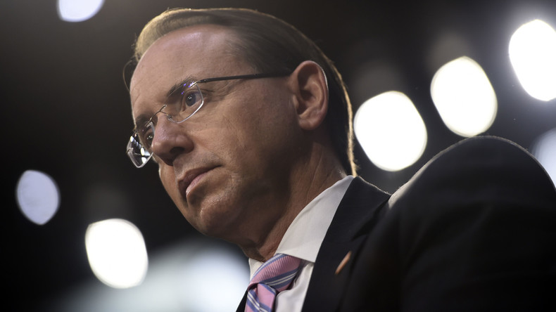 USA: Stellvertreter des Generalstaatsanwalts Rod Rosenstein könnte von Trump entlassen werden