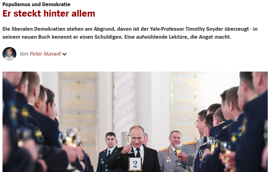Spiegel Online trägt wieder Aluhut: "Er steckt hinter allem"