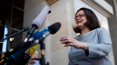 Andrea Nahles gegen militärische Einsätze der Bundeswehr in Syrien