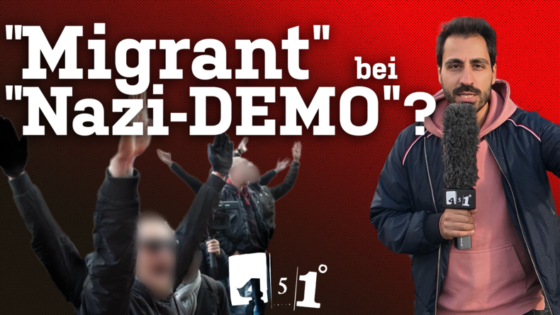 Migrant Reza macht Radikalen-Test auf Demo | 451 Grad | 75