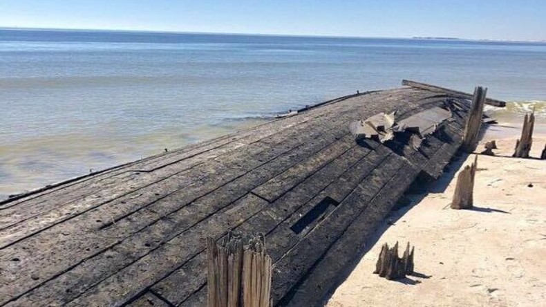 15 Schiffe liegen 120 Jahre unter Sand: Hurrikan "Michael" enthüllt Spuren von altem Sturm