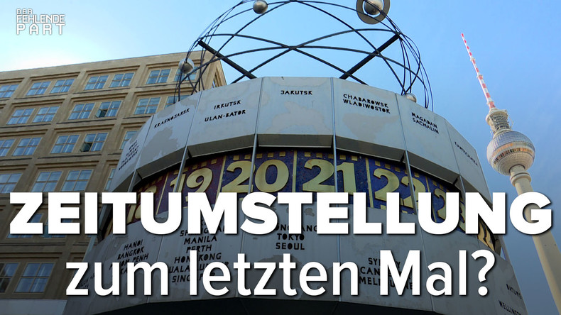 Zeitumstellung zum letzten Mal?