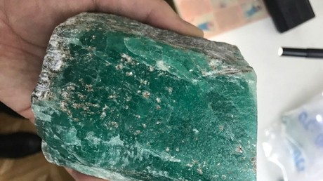 1,1 Kilogramm schwerer "Löwen-Smaragd" in Sambia gefunden