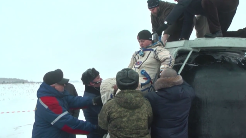 Russland: Such- und Rettungsübungen vor dem Start der Weltraummission von Sojus MS-11
