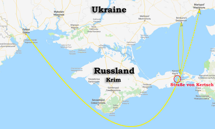 Ukraine provoziert militärische Konfrontation in der Nähe der Krim