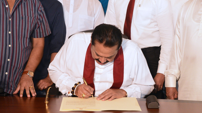 Sri Lankas Premierminister tritt nach wenigen Wochen im Amt zurück