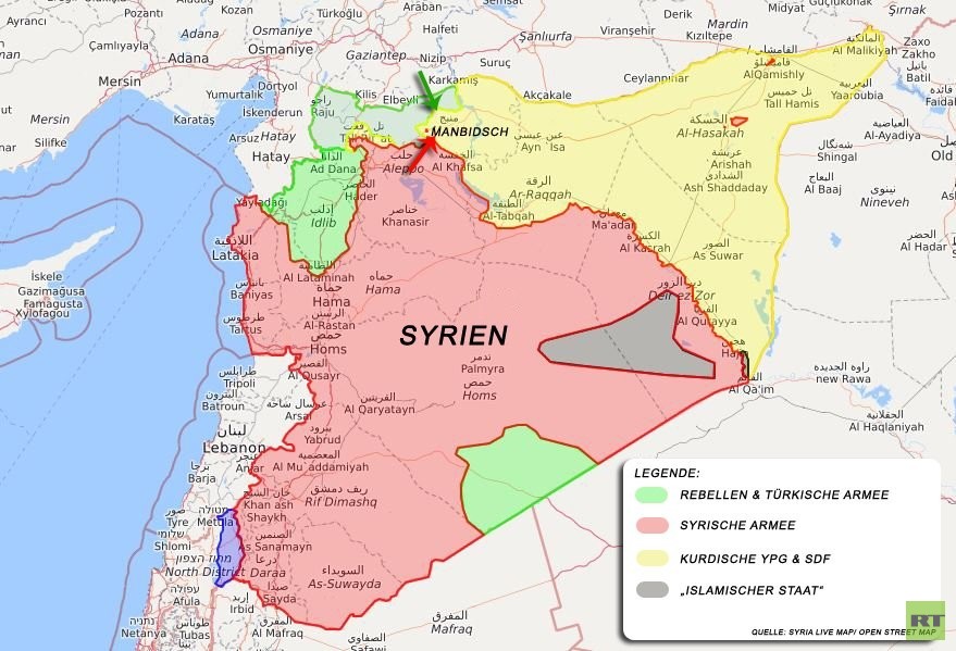 Moskau begrüßt Schutz der Kurden vor türkischer Offensive durch syrische Armee in Manbidsch