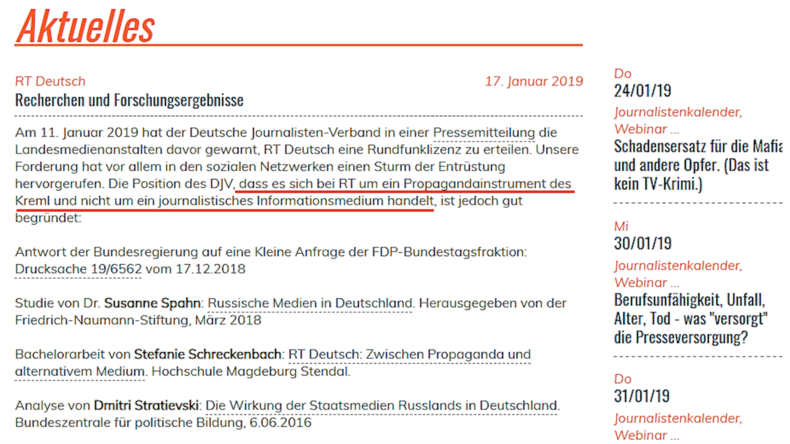 Klatschmühlen im Journalistendorf drehen sich: Warum Fake News über RT unausrottbar sind