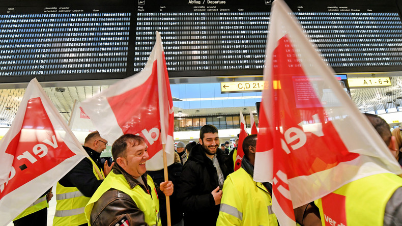Tarifeinigung für Flughafen-Sicherheitsleute erzielt