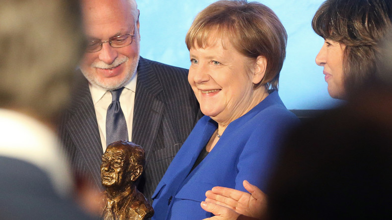 Angela Merkel mit Fulbright-Preis ausgezeichnet