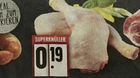 Bundesregierung: Hähnchen im Handel massiv mit Durchfallerregern belastet