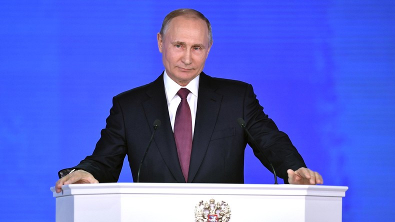 Vorankündigung: RT Deutsch sendet um 10 Uhr Putins Rede zur Lage der Nation mit deutscher Synchro