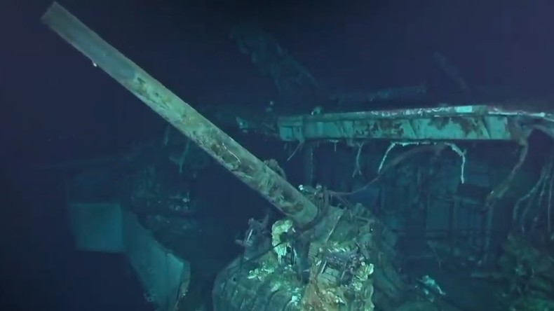 Wrack des 'Doolittle Raid'-Flugzeugträgers USS Hornet aus 2. Weltkrieg im Südpazifik gefunden