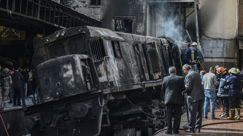 Mindestens 20 Tote bei Feuer in Kairoer Hauptbahnhof 
